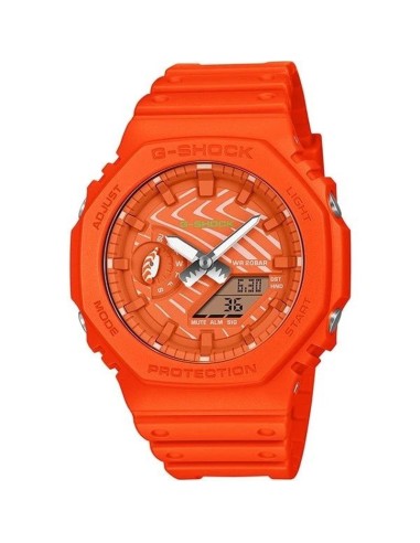 Casio G-Shock Sushi Salmon GA-2100SSH-4AJR JDM Special Edition 48,5 × 45,4 × 11,8 mm hecho en Japón